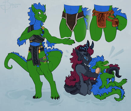 Renzey Sketch Page
